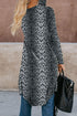 Print Colorblock Long Cardigan